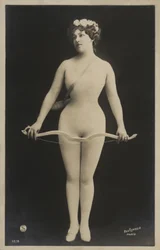 Girl with a bow and arrow